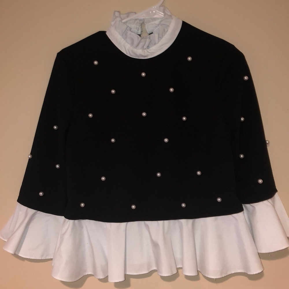 Pearl 2fer blouse